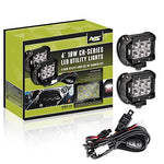 2x 18w Cr Series LED work light kit w/ Harness